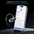 Real-Time Translation Earbuds 2-Way 132 Languages/Accents, Video Call Translator, Transcribe, Summarize Kentfaith