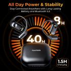 Kentfaith Real Time Translation Earbuds, 150 Languages/Accents, Free Offline Support, Video and Voice Call Translation, Open Ear Style, for Travel, Work, Learning, Kentfaith
