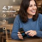 AI oversætter enhed, Ingen WiFi nødvendig, 142 sprog stemme øjeblikkelig tovejs online oversætter, Offline / optagelse / foto oversættelse til forretningsrejser, 16GB + 128GB lagring, Bluetooth 4.0, KentFaith

