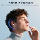 Real-time Translator Earbuds with 150 Languages, Offline Translation, Video & Voice Call Translation, 40H Battery Life, Clip-on Design, Kentfaith