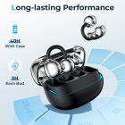 Real-time Translator Earbuds with 150 Languages, Offline Translation, Video & Voice Call Translation, 40H Battery Life, Clip-on Design, Kentfaith