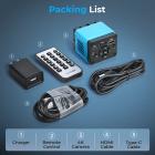 Microscope Camera 4K 30fps Clarity HDMI + Type C Output Sony 1/1.8" Color CMOS Kentfaith