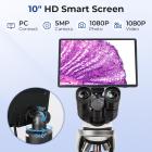 Compound Microscope for Laboratory, Professionals, Research, with lnfinity-corrected Plan Optics, 40x-1000x Magnification, 5W Koehler System, Kentfaith