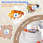 Compound Microscope for Kids with 4.3in Screen, 80X to 800X, WiFi Connection, Dual Light Sources, 1080P Videos, 32GB Card Included, Kentfaith