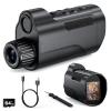 Infrared Night Vision Monocular, 10X Digital Zoom, View 800M, 2in Screen, 64GB 2000mAh Battery Kentfaith