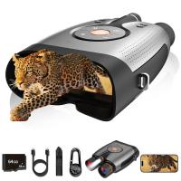 4K Night Vision Goggles, 1000m/3281ft Infrared, Full Color Night Vision, Built-in WiFi, Flashlight & Backlit Buttons, 5100mAh Battery, Kentfaith