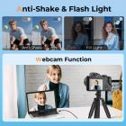 8K digitalt kamera til fotografering, 8X optisk zoom, dobbelt objektiv til selfie og dobbelt optagelse, indbygget WiFi, autofokus Vlogging kamera til YouTube, nybegyndere, teenagere, KentFaith
