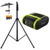XbotGo Falcon All-in-One AI Action Camera, 4K Auto Tracking Sport Camera för fotboll, basket och fotboll, Dual-Lens Team Sports Recorder med Live Streaming, Ingen prenumeration krävs, 4m stativ ingår (Edge Green)
