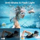 5M 4K Waterproof Digital Camera, 64MP Auto Focus, Fill Light, 2.4in IPS Display, Selfie Mirror, 32GB Card Included, Under Water Camera for Snorkeling, Pool, Beach, Kentfaith