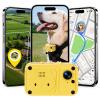 GPS Takip Cihazlı Köpek Tasması Kamerası, 4G Canlı İzleme 1080P POV, 30m-150m Elektrikli Çit, 2 Yönlü Ses, Göğüs ve Sırt Montajlı Tasmalı, Kentfaith