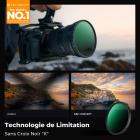 Filtre ND Variable ND2-32 (1-5 stops) 77mm, Filtre Variable Densité Neutre sans de Croix Noire, 28 Couches de Nano-revêtement - Série Nano-Xcel
