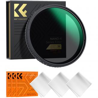 37mm Fader ND2-ND32 (1-5 Stop) Variable ND Lens Filter Neutral Density Filter for Camera Lens NO X Spot Nanotec Ultra-Slim Weather-Sealed