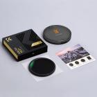 K&F Concept 82mm Variable ND Filter ND8-128 (3-7 Stop) HD Hydrophobic VND Filter for Camera Lens No X Cross Nano-Xcel