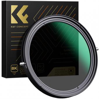 82mm ND2-ND32 (1-5 Stop) Variable ND Filter and CPL Circular Polarizing Filter 2 in 1 for Camera Lens No X Spot Weather Sealed