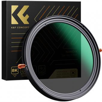 52mm ND2-ND32 (1-5 Stop) Variable ND Filter and CPL Circular Polarizing Filter 2 in 1 for Camera Lens No X Spot Weather Sealed Nano-Xcel