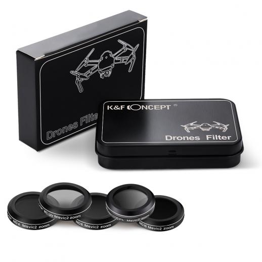 kop Opførsel Legende Filter Kit for DJI DJI Mavic 2 Zoom Drone Camera (UV CPL ND4 ND8 ND16) -  KENTFAITH