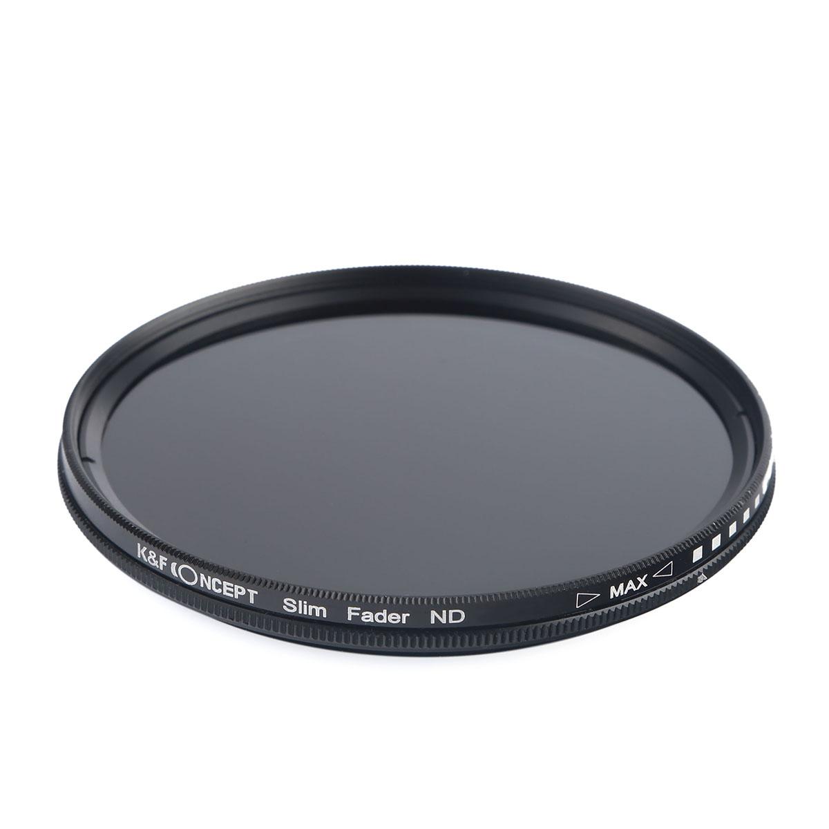 49mm filtro ND variable nd2-nd400 /& 52mm objetivamente tapa lens cap