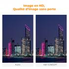 Filtre Anti-Pollution Lumineuse 77 mm – Effet Natural Night & Ciel Pur – Idéal pour Astrophotographie, Voie Lactée et Paysage Urbain – 28 Couches