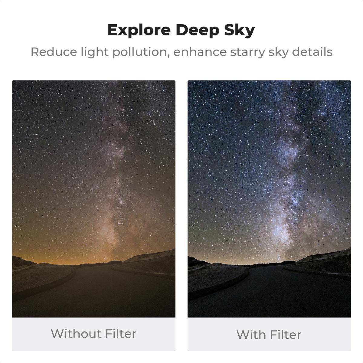 Aazon.co : NEEWER 100 X 100 Natural Night Square Filter, Light Pollution Reduction Filter