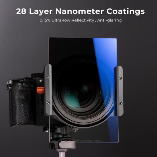 K/&F Concept Filtre gnd8 Soft Circulaire 58mm 0.9 3 Stops Haute-d/éfinition avec Rev/êtements Bleu R/ésistant /à leau Anti-Rayures pour Objectif Appareil Photo Reflex Num/érique
