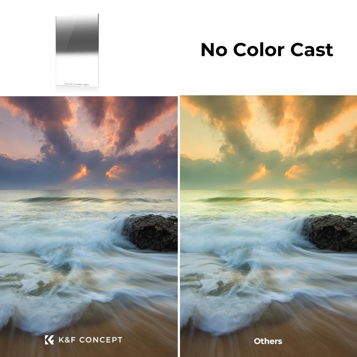 Square Neutral Density Filters Nd8 100*150Mm (0.9/3 Stops) K&F Concept