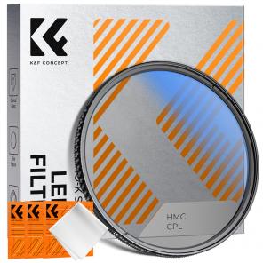 58MM Circular Polarizer Optical Glass Lens Filter Ultra-Slim 18 Multi-Layer Coatings Circular Polarizing Filters for Camera Lens (Nano-Klear)