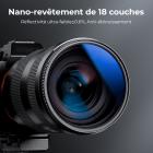 Filtre CPL Ultra-mince 82mm Filtre Polarisant Circulaire, 18 Couches de Nano-revêtement - Série Nano-Klear