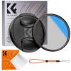 77mm CPL Filter Circular Polarizer Filter with Lens Cap Optical Glass Ultra Slim 18 Multi-Layer for Camera Lens Nano-K Series