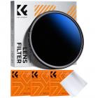 82mm Filtro ND Variabile ND2 ND400 (1-9 stop) in Vetro Ottico con Nano-Rivestimento a 18 Strati, Nano-Klear