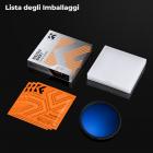 82mm Filtro ND Variabile ND2 ND400 (1-9 stop) in Vetro Ottico con Nano-Rivestimento a 18 Strati, Nano-Klear