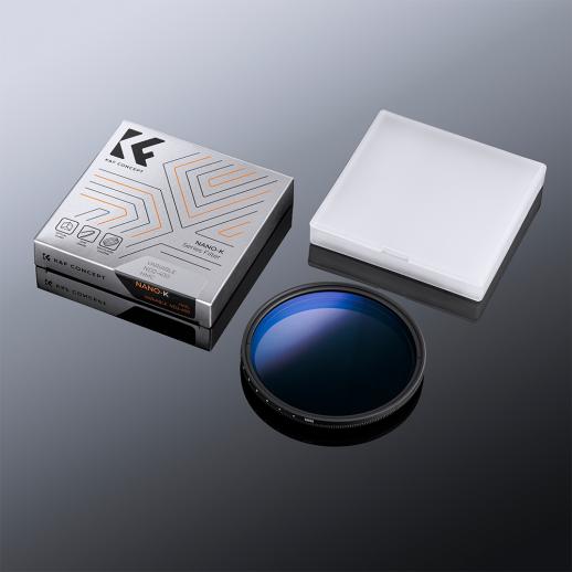 KV33 58mm ND2-ND400 (9 Stops) Variable ND Filter Neutral Density Filter for  Camera Lens Ultra-Slim, Multi Coated