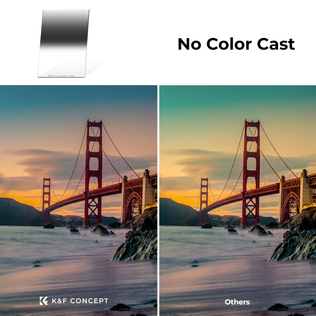 Square Ir Filter Sj526 Gnd16 Nd16 100*150*2Mm (4 Stops) K&F Concept