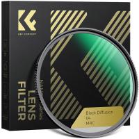 58mm Filtro Black-Mist 1/4 Filtro Black Diffusion 1/4 in Vetro Ottico per in Ritratto e in Video,Nano-Xcel