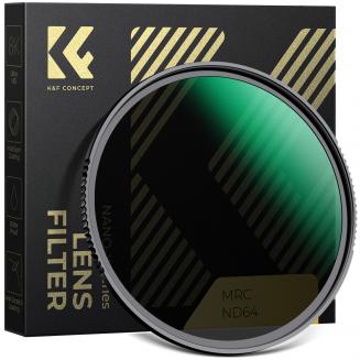 62mm Filtro ND Fisso ND64 (6 stop) con Rivestimento Nano a 28 Strati - Serie Nano-Xcel