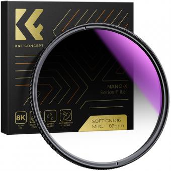 58mm Soft Graduated GND16 (4 Stop) Lens Filter Ultra-Clear Optical Glass Multi-Coated Nano X series