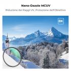 82mm Filtro MCUV Protezione in Vetro Ottico HD Sottile con Rivestimento Nano a 24 Strati - Serie Nano-Dazzle