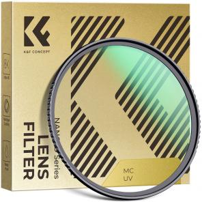 82mm MC UV Protection Filter with 24 Multi-Layer Green Coatings HD/Hydrophobic/Scratch Resistant Ultra-Slim UV Filter Nano-Dazzle