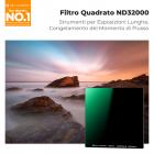 K&F Concept Nano-X Filtro Quadrato ND32000 (15 stops) a Lastra 100x100mm in Vetro Ottico con 28 Strati Rivestimento Nano Compatibile Nano-X Porta Filtri per Lente