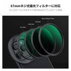 K&F Concept 6.7インチ マグネット式レンズフィルターマウントアダプター（67mm CPLフィルター付き）iPhone用、16/15/14/13/12 Pro Max、16/15/14 Plusに対応