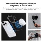 Adaptador de montagem de filtro de lente magnética K&F Concept de 6,1 polegadas com filtro CPL de 67 mm para iPhone, compatível com 16/15/14/13/12, 16/15/14/13/12 Pro