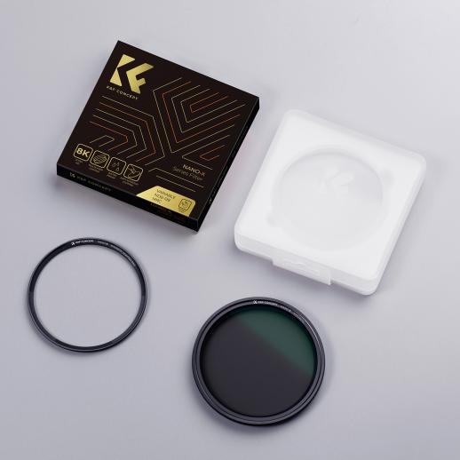 K&F Concept 77mm 磁性可変ND8-ND128(3-7段) レンズフィルター - ナノ
