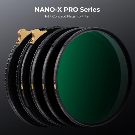 67mm MCUV Filter Brass Frame MultifunctionalHD Ultra-Thin Brass Frame  36-Layer Anti-Reflection Green Film Nano-X PRO Series