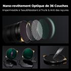 Filtre ND Variable ND2-ND32 (1-5 stops) 77mm, Filtre Variable Densité Neutre à Cadre en Laiton avec 36 Couches de Nano-revêtement Pas de Croix Noire - Série Nano-Xcel Pro