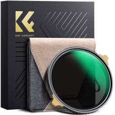 82mm ND2-32 Filters Brass Frame  Adjustable HD Ultra-Thin 36-Layer Anti-Reflection Green Film Nano-Xcel Pro Series