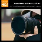 Filtre d'objectif CPL et ND 2-32 58 mm dans un anneau de filtre en laiton, verre optique haute définition ultra fin avec revêtement 36 couches, étanche et anti-rayures, antireflet, série Nano-Xcel Pro