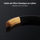 Filtre d'objectif CPL et ND 2-32 58 mm dans un anneau de filtre en laiton, verre optique haute définition ultra fin avec revêtement 36 couches, étanche et anti-rayures, antireflet, série Nano-Xcel Pro