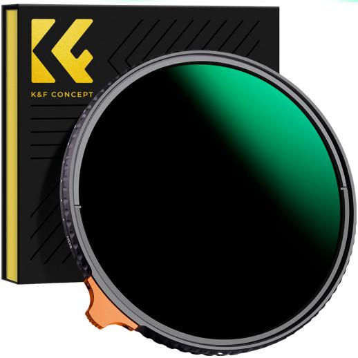 55mm Variable ND Filter ND3-ND1000 Ultra-thin HD with Double-sided 28-layer Nano-coating Nano-X Series