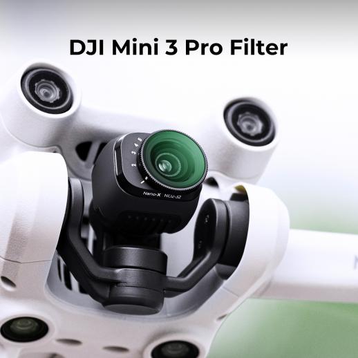 DJI Drone Mini 3 Pro バリアブル ND2-ND32 フィルター 片面反射防止