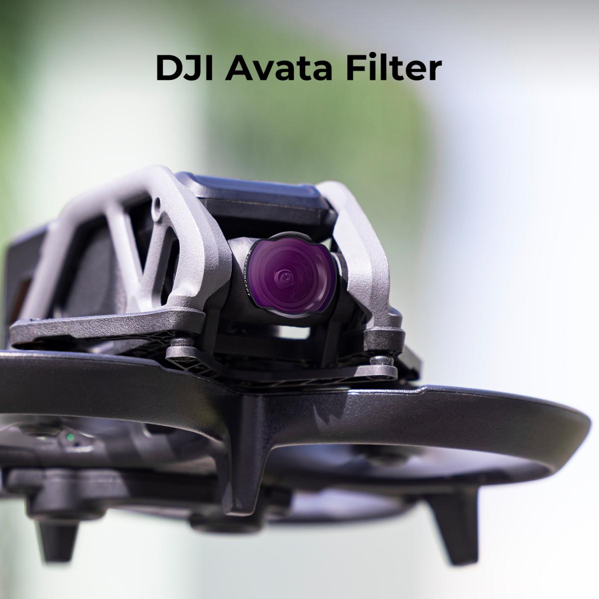 Filtro polarizador circular DJI Avata Drone ND8 com película verde antirreflexo à prova d'água antirrisco de um lado