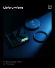 K&F Concept 49mm Blue Streak Filter (2 mm) optisches HD-Glas,  anamorphotischer Spezialeffekt Objektivfilter, 28 Schichten Beschichtung Blauer Streifenfilter Nano-Xcel Serie
